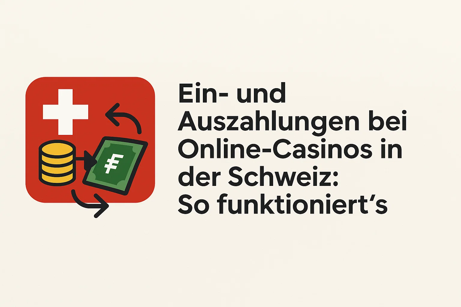 Ein- und Auszahlungen bei Online-Casinos in der Schweiz: So funktioniert’s